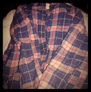 Used Blue and red flannel